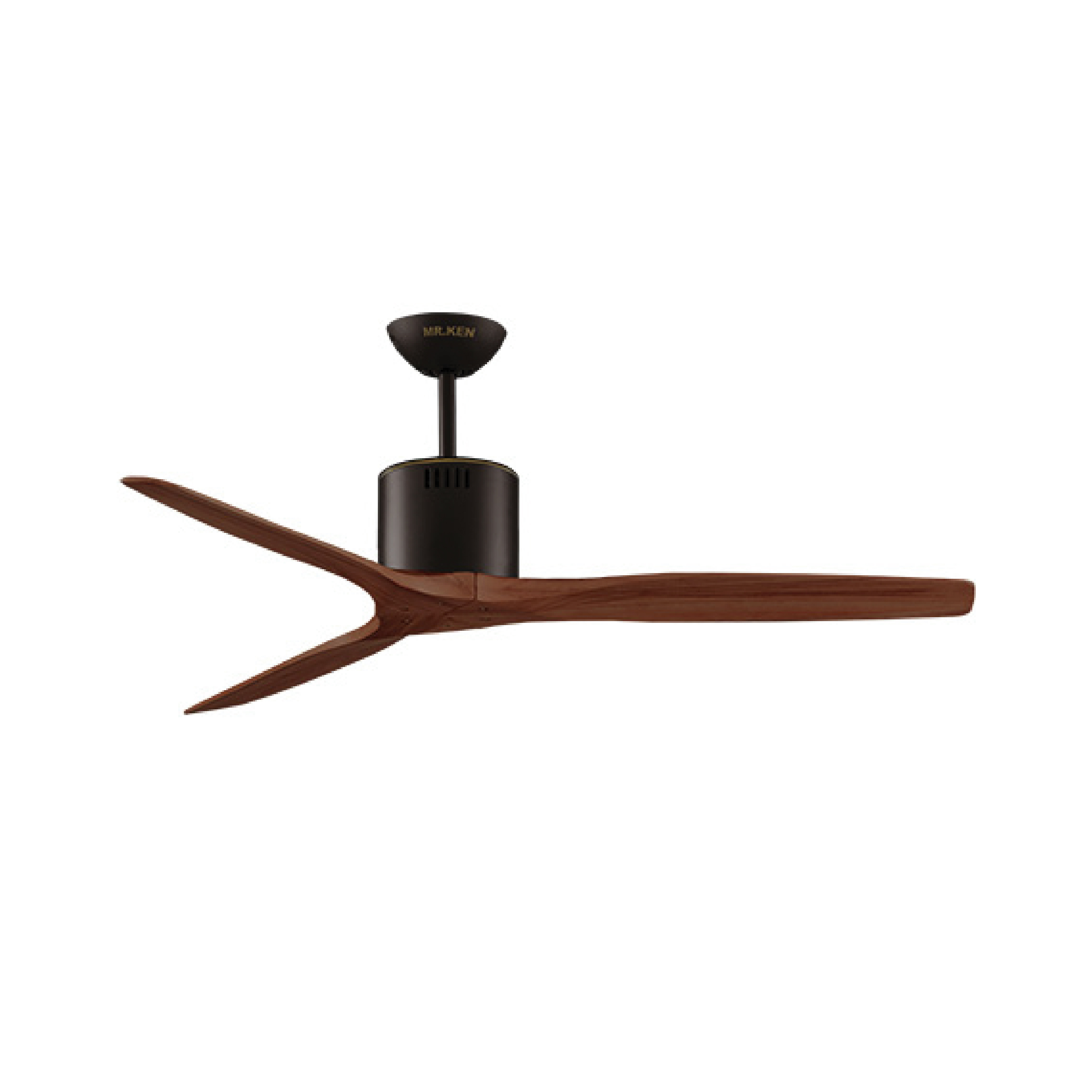 พัดลมเพดาน MR.KEN รุ่น KEN Solid Wood 52" DR DC Motor ใบพัดไม้แท้ พร้อมรีโมทคอนโทรล