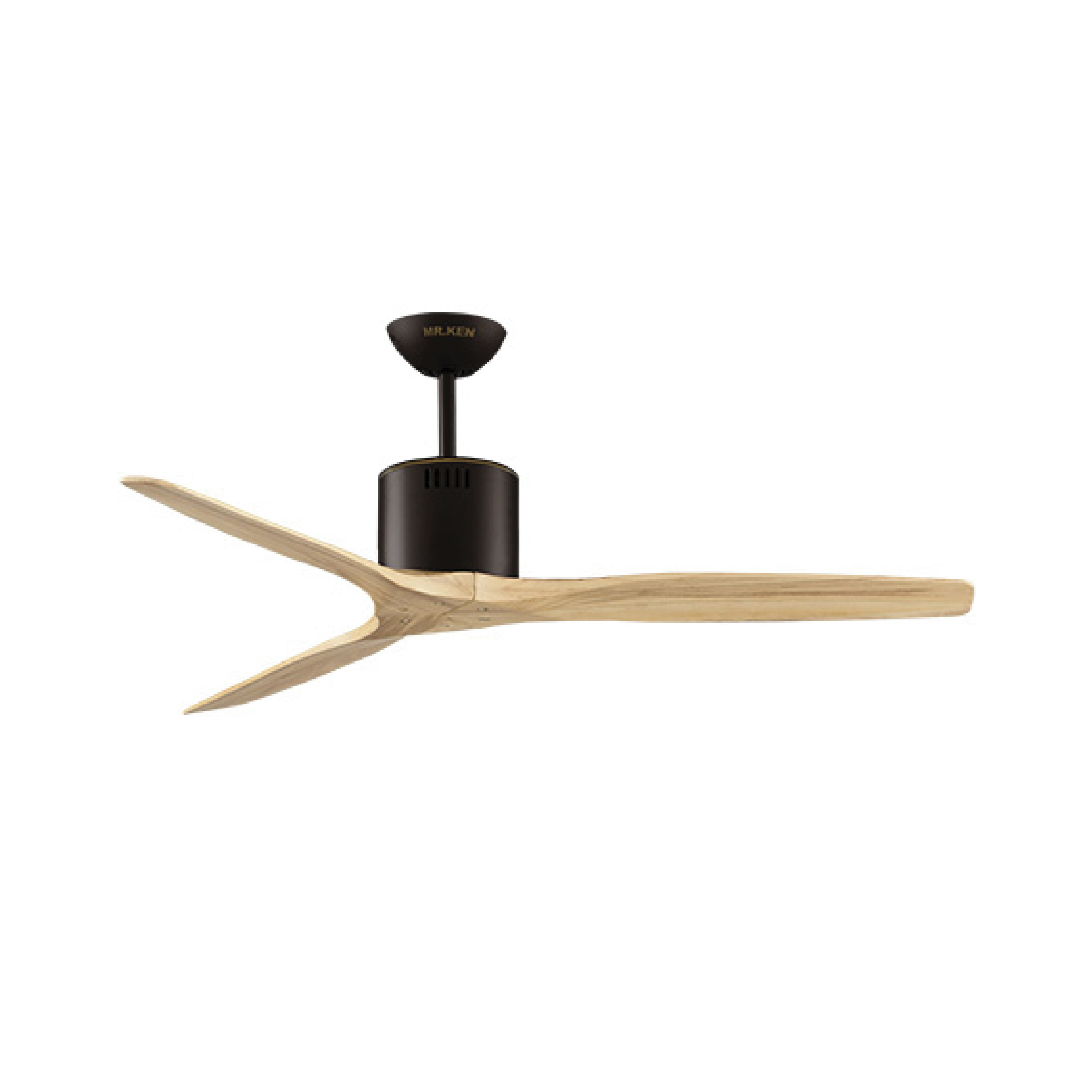พัดลมเพดาน MR.KEN รุ่น KEN Solid Wood 52" DR DC Motor ใบพัดไม้แท้ พร้อมรีโมทคอนโทรล