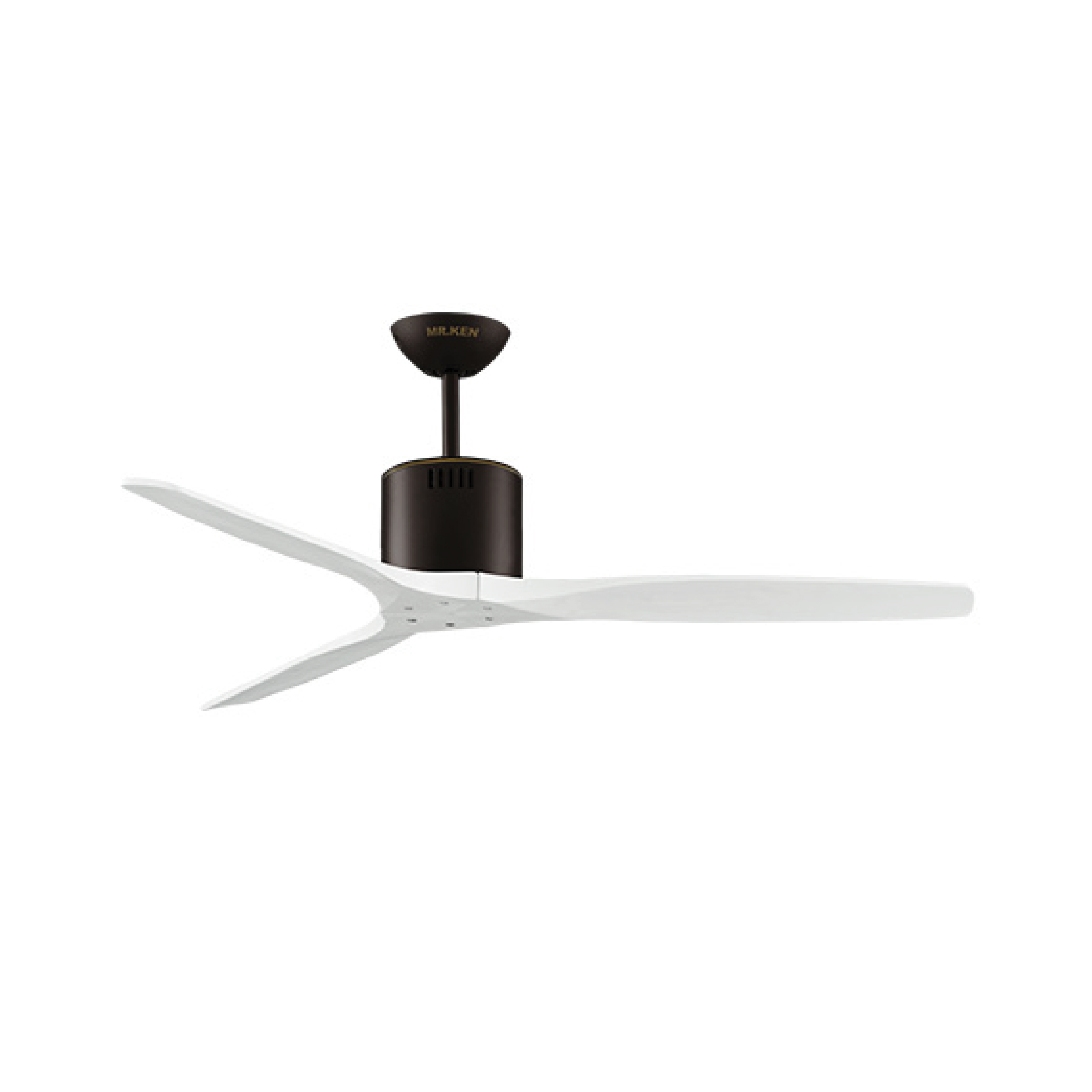 พัดลมเพดาน MR.KEN รุ่น KEN Solid Wood 52" DR DC Motor ใบพัดไม้แท้ พร้อมรีโมทคอนโทรล