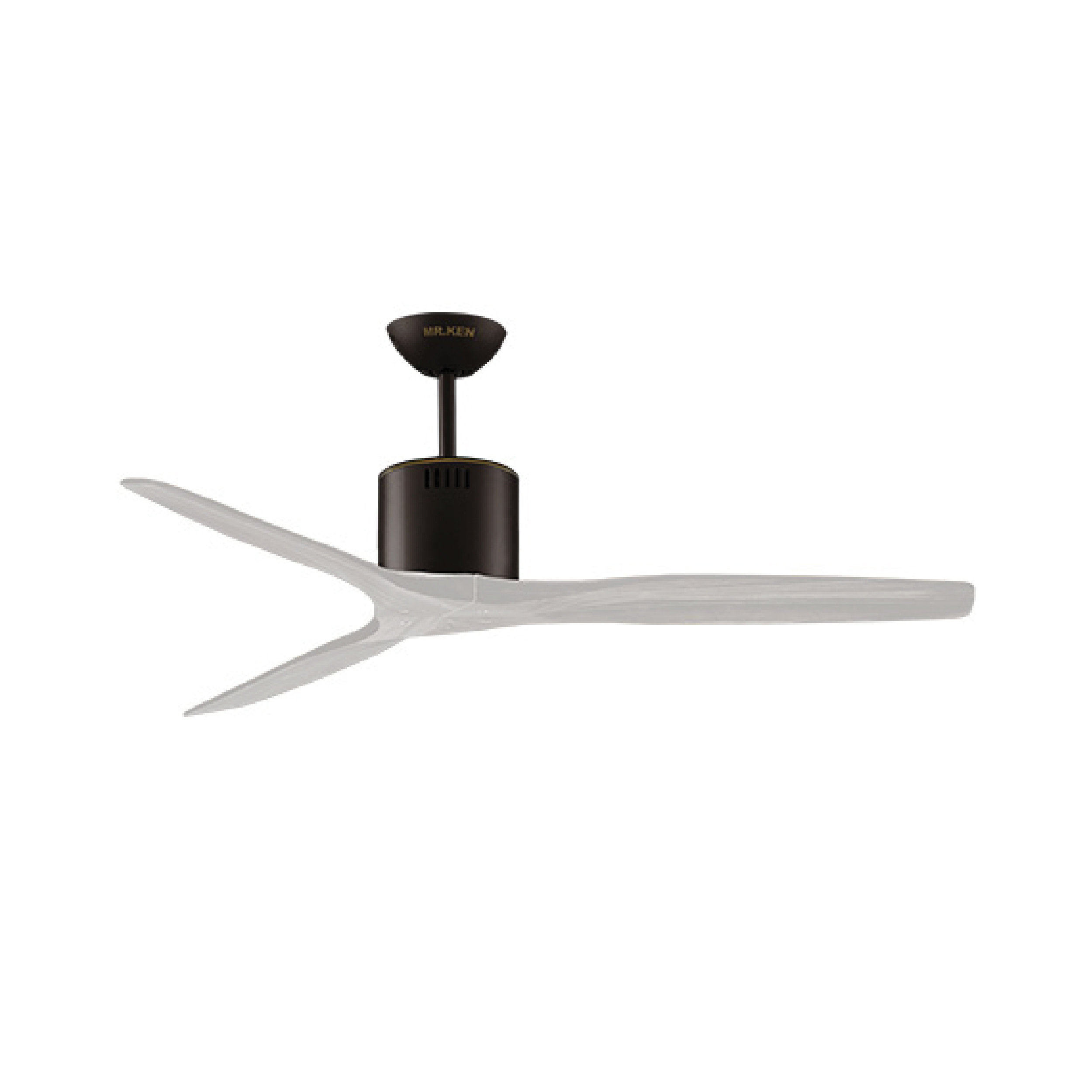 พัดลมเพดาน MR.KEN รุ่น KEN Solid Wood 52" DR DC Motor ใบพัดไม้แท้ พร้อมรีโมทคอนโทรล