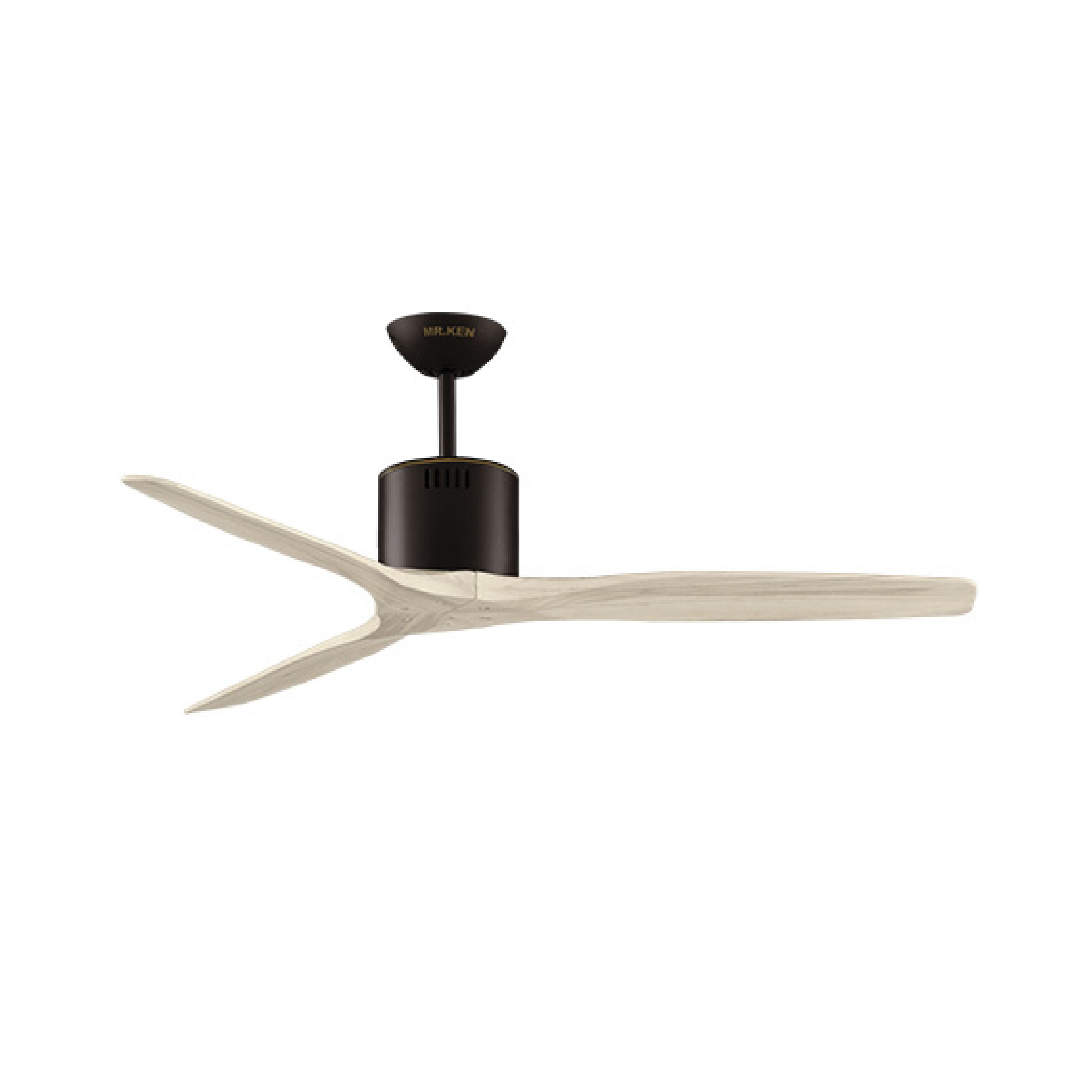 พัดลมเพดาน MR.KEN รุ่น KEN Solid Wood 52" DR DC Motor ใบพัดไม้แท้ พร้อมรีโมทคอนโทรล
