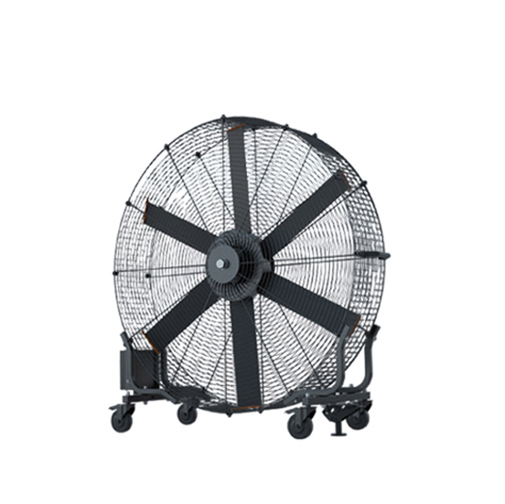 พัดลมอุตสาหกรรมแบบมีล้อเคลื่อนที่ HVLS PMSM MR.KEN รุ่น TANK FAN 1.5 M.